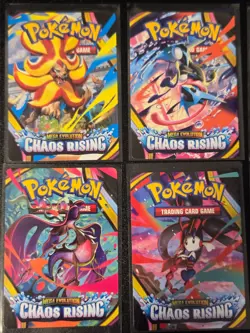 Chaos Rising Trainer Tips Art Card Set ~ Pokemon Build & Battle Deck Exclusive! - Image 1