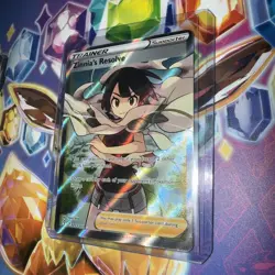 Pokemon Card Zinnia's Resolve (Full Art) Holo SWSH07: Evolving Skies 203/203 NM - Image 2