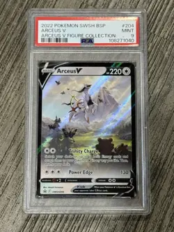 Pokemon TCG Arceus V PSA 9 SWSH204 Sword & Shield Blackstar Promo - Image 1