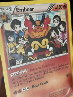 Pokemon Emboar 27/113 Legendary Treasures Holo NM Condition - Image 2