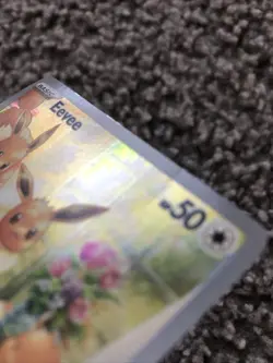 Pokemon Eevee 188/167 Twilight Masquerade Illustration Rare Holo READ - Image 5