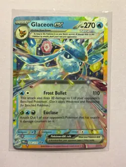 Pokemon TCG Glaceon ex 026/131 Sv: Prismatic Evolutions Holo - Image 1