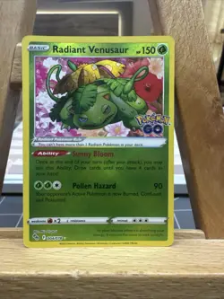 Radiant Venusaur 004/078 Pokemon GO Holo - Image 1