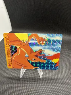 1999 Vintage Pocket Monsters Vending Prism - Classic Charizard Flamethrower #33 - Image 3