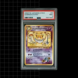 1999 POKEMON JAPANESE GYM 2 #97 SABRINA'S HYPNO PSA 9 - Image 1