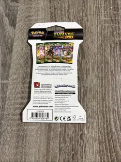 Pokemon TCG - Evolving Skies Sleeved Booster Pack Sword & Shield SEALED - Image 2