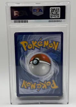 2021 POKEMON SM BLACK STAR PROMO #SM247 FULL ART/RESHIRAM & CHARIZARD GX PSA 8 - Image 2