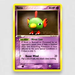 Natu 66/107 Deoxys Regular Pokemon TCG NM - Image 1