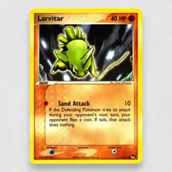 Larvitar 011/017 POP Series 1 Regular Pokemon TCG NM - Image 1
