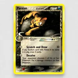 Persian (Delta Species) 48/110 Holon Phantoms Regular Pokemon TCG NM - Image 1