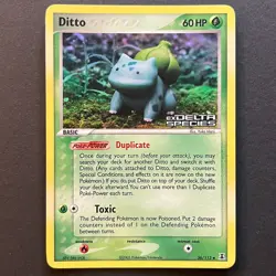 Ditto [Bulbasaur] Pokemon Ex Delta Species 36/113 Reverse Holo - Image 1