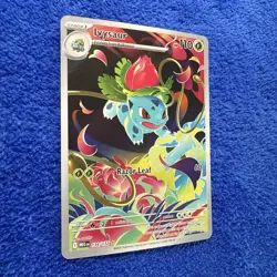 Pokemon Ivysaur 134/132 Me01: Mega Evolution Holo Illustration Rare Full Art - Image 2