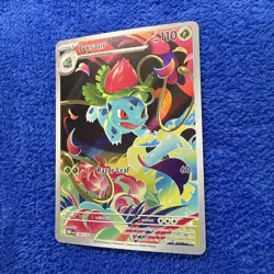 Pokemon Ivysaur 134/132 Me01: Mega Evolution Holo Illustration Rare Full Art - Image 3