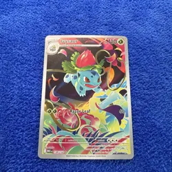 Pokemon Ivysaur 134/132 Me01: Mega Evolution Holo Illustration Rare Full Art - Image 4