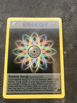 Pokemon TCG - Rainbow Energy - Non Holo - Rare - Team Rocket - 80/82 - Mp+ - Image 1