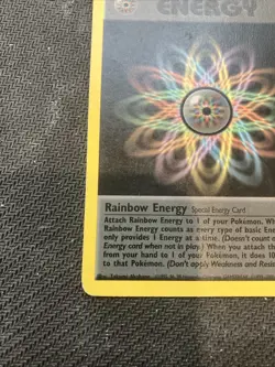 Pokemon TCG - Rainbow Energy - Non Holo - Rare - Team Rocket - 80/82 - Mp+ - Image 3