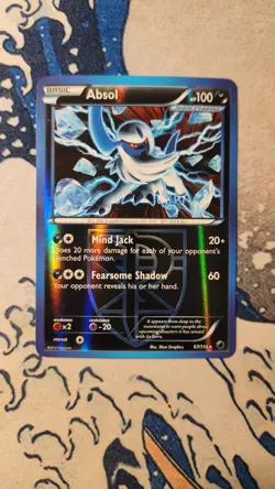 Pokemon TCG Absol (Team Plasma) #67/116 Plasma Freeze Reverse Holo LP - Image 1