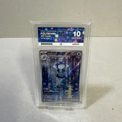 Pokemon TCG Poliwhirl Art Rare 176/165, Japanese 151, ACE 10 - Image 1