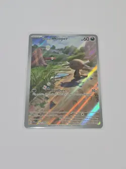 Pokemon Paldean Wooper Illustration Rare 102 Phantasmal Flames Full Art- NM/Mint - Image 1