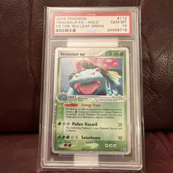 2004 Pokemon Fire Red Leaf Green Venusaur EX #112 - PSA 10 - Image 1