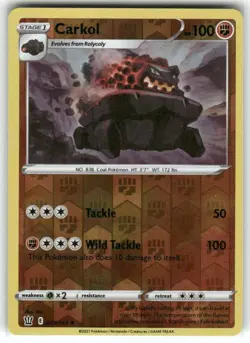 Carkol 079/163 Battle Styles Reverse Holo Pokemon TCG - Image 1