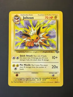 Jolteon 20/64 Jungle Non-Holo 1999 Pokemon TCG LP - Image 1