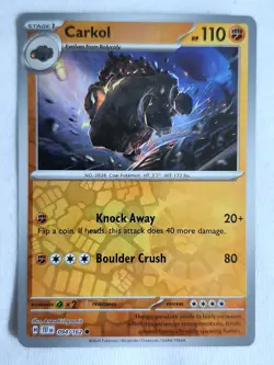 Carkol #94/162 Sv:05 Temporal Forces Reverse Holo Pokemon TCG - Image 1