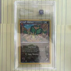 Pokemon TCG Vibrava 2015 Primal Clash 109/160 Reverse Holo TAG 10 - Image 1
