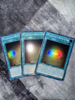 3x Millennium Revelation Set - 1st Edition Ultra Rare LED7-EN006 Yugioh NM - Image 1