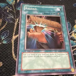 YUGIOH TCG RELOAD IOC-045 SUPER UNLIMITED EDITION 1996 - Image 1