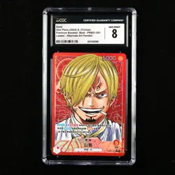 CGC 8 NM/MINT 2024 One Piece CHN Sanji PRB01-001 L (Alt Art) - Image 1