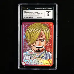 CGC 8 NM/MINT 2024 One Piece CHN Sanji PRB01-001 L (Alt Art) - Image 2