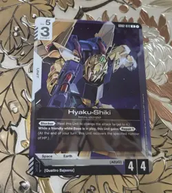 Gundam Card Game Hyaku-Shiki GD02-072 R Dual Impact - Image 1