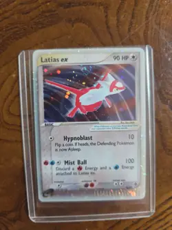 Pokemon TCG 2003 Latias EX Ultra Rare Holo Card Dragon 93/97 - Image 1