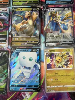 Pokemon 16 Card Lot nm V Max Mega Amazing Ex HOLO Rare Hits Only D81 - Image 4