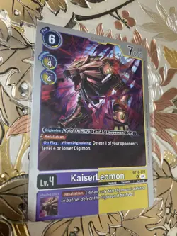 Digimon Card Game Single KaiserLeomon BT18-077 Special Booster 2.0 - Image 1