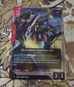 Gundam Card Game Gundam Ashtaron Dual lmpact Rare GD02-040 R - Image 1