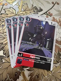 Digimon Card Game Playset Agumon EX10-006 U Sinister Order - Image 1
