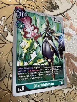 Digimon Card Game Single Diarbbitmon P-090 Resurgence Booster Promo - Image 1