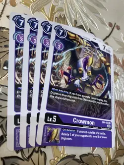 Digimon Card Game Playset Crowmon EX4-056 U Alternative Being - Image 1