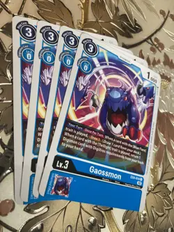 Digimon Card Game Playset Gaossmon EX4-014 C Alternative Being - Image 1