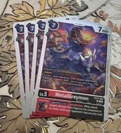 Digimon Card Game Playset MetalGreymon EX10-008 R Sinister Order - Image 1