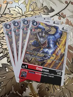 Digimon Card Game Playset Greymon EX10-007 C Sinister Order - Image 1