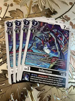 Digimon Card Game Playset Infermon BT22-059 U Cyber Eden - Image 1