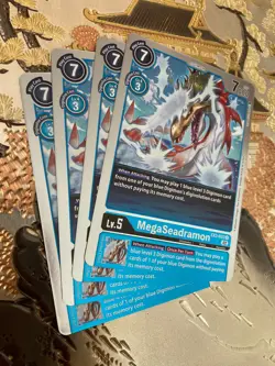 Digimon Card Game Playset EX3-022 R MegaSeadramon - Image 1