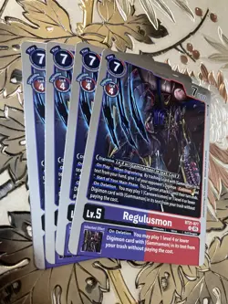 Digimon Card Game Playset Regulusmon BT21-077 R World Convergence - Image 1