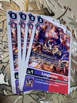 Digimon Card Game Playset Loogarmon BT15-075 C Exceed Apocalypse - Image 1