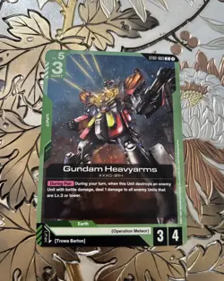Gundam TCG Card Game Gundam Heavyarms ST02-003 - Image 1