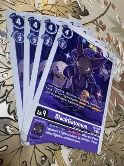 Digimon Card Game Playset BlackGatomon EX7-054 U Digimon LIBERATOR - Image 1