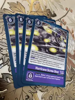 Digimon Card Game Playset Hurricane Screw Shot EX7-071 U Digimon LIBERATOR - Image 1